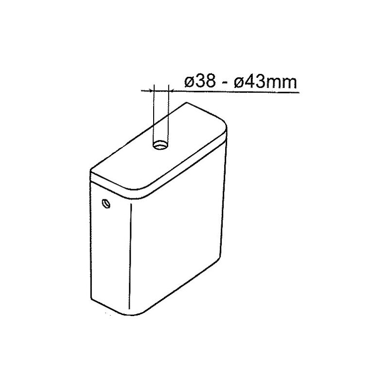 Vypouštěcí ventil  Dual Flush Plus pro WC nádržky, včetně splachovacího tlačítka, Jika H8913610000001