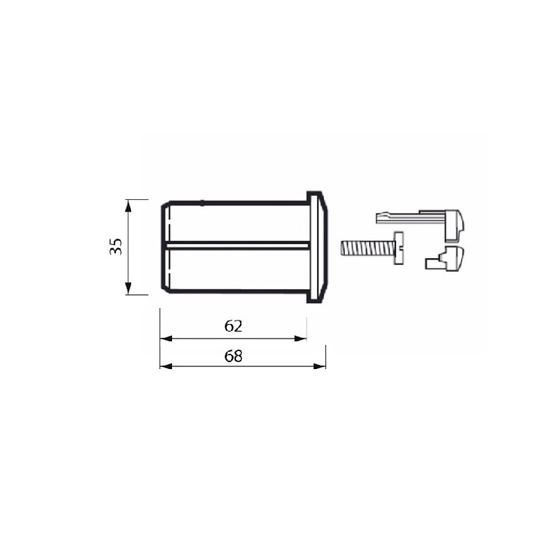 Splachovací tlačítko Dual Flush dlouhé, Jika H8913640000001
