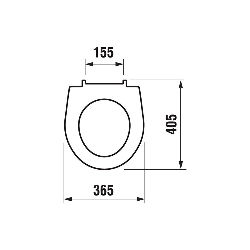 WC sedátko s poklopem Lyra Plus, bílé, Jika H8933803000631