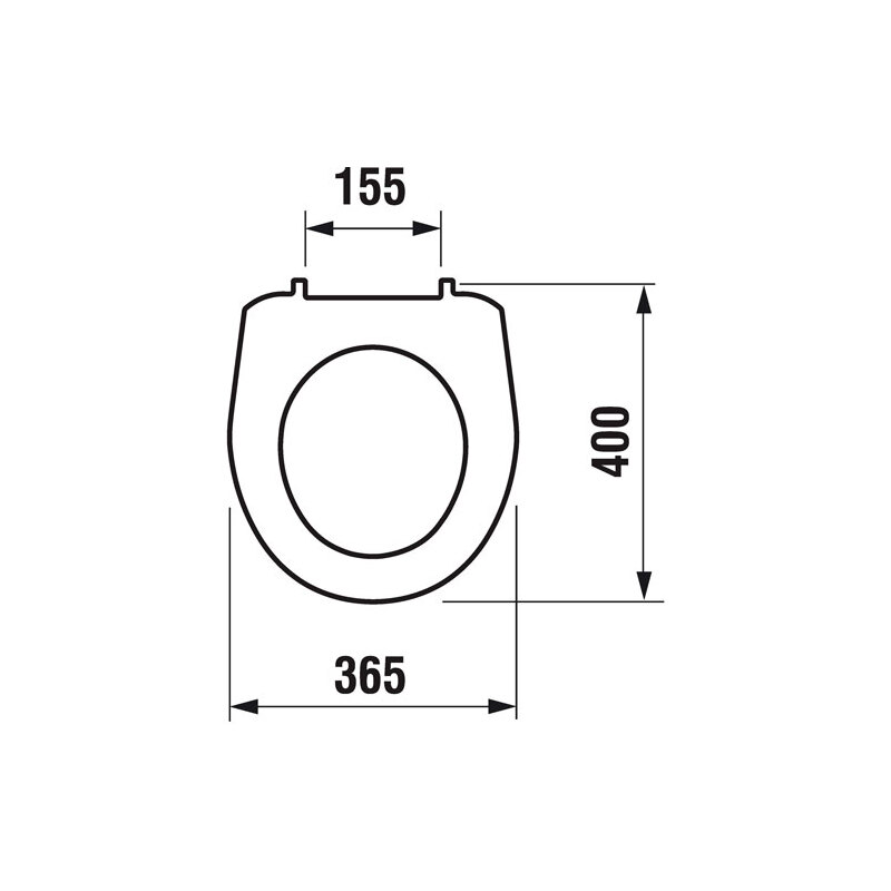 WC sedátko s poklopem Lyra Plus, bílé, Jika H8933830000001