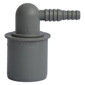 Koncovka HT pro připojení hadice 10 - 13 mm, 40 mm, rohová, PP, vnitřní kanalizace