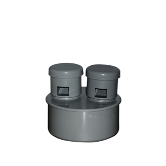 Přivětrávací dvojhlavice HT 110 mm, PP, vnitřní kanalizace