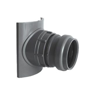 Šroubovací sedlová HT odbočka 110/40 mm, PP, vnitřní kanalizace