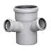 Odbočka rohová 67° HTED 110/110/110 mm, PP, vnitřní kanalizace