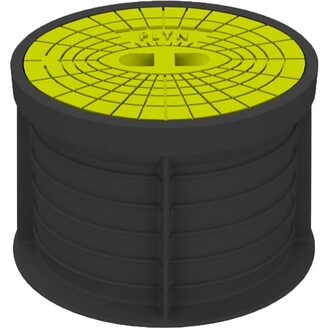 Poklop hydrantový PLASTUS, PLYN, víko žluté, můstek, HECKL