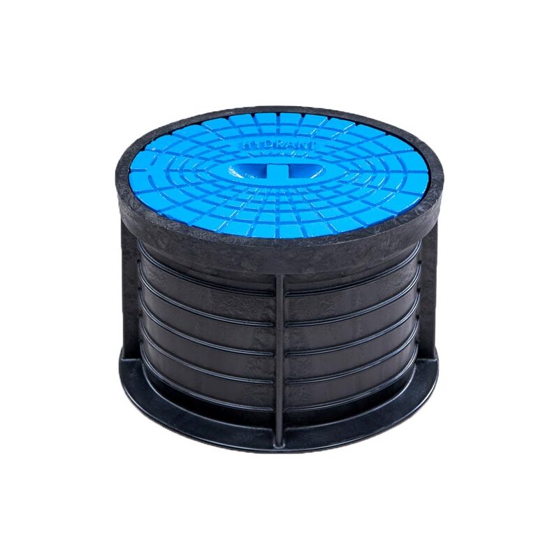 Poklop hydrantový PLASTUS, HYDRANT, víko modré, můstek, HECKL