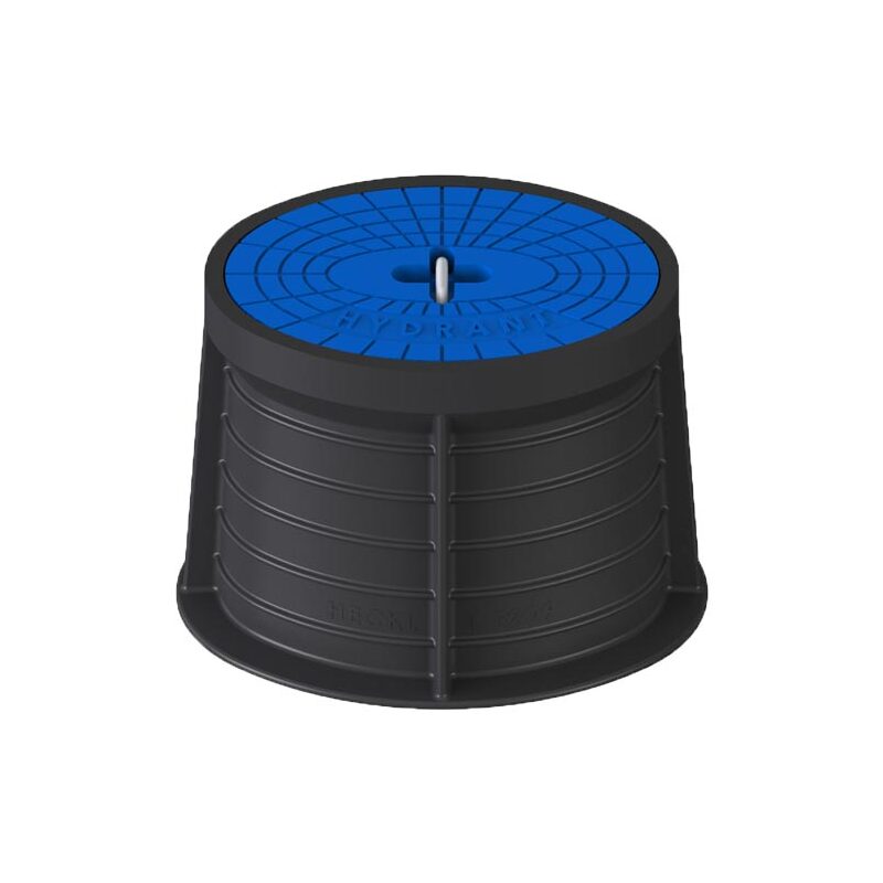 Poklop hydrantový PLASTUS, HYDRANT, víko modré, třmen, HECKL