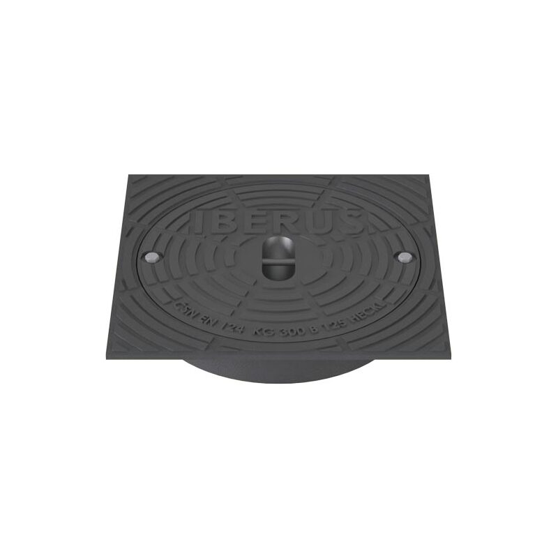 Šachtový poklop IBERUS B125, litinový, KG DN 300, HECKL