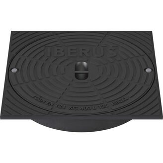 Šachtový poklop IBERUS B125, litinový, KG DN 400, HECKL