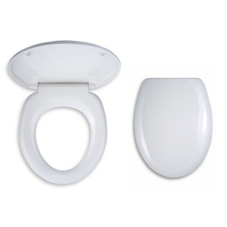 WC sedátko s poklopem, bílé, Novaservis WC/UNIVERSAL