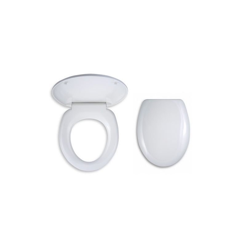 WC sedátko s poklopem, bílé, Novaservis WC/UNIVERSAL