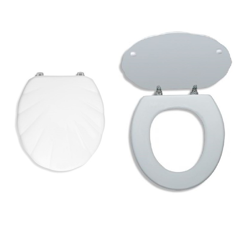 WC sedátko s poklopem Lyra, bílé, Novaservis WC/MUSLELYRA