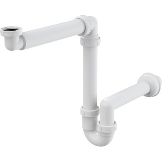 Umyvadlový sifon A434 bez výpusti G 5/4, odpad 40 mm, Alcadrain A434