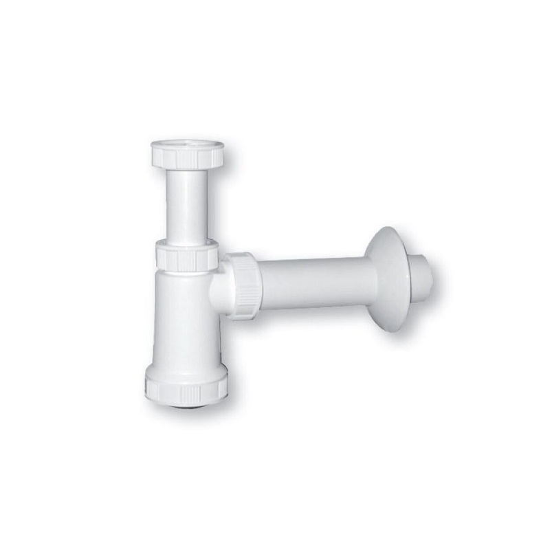 Dřezový sifon bez výpusti G 6/4, odpad 40/50 mm, Plast Brno EM06350