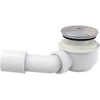 Vaničkový sifon A471CR 60, odpad 40/50 mm, chrom, Alcadrain A471CR-60