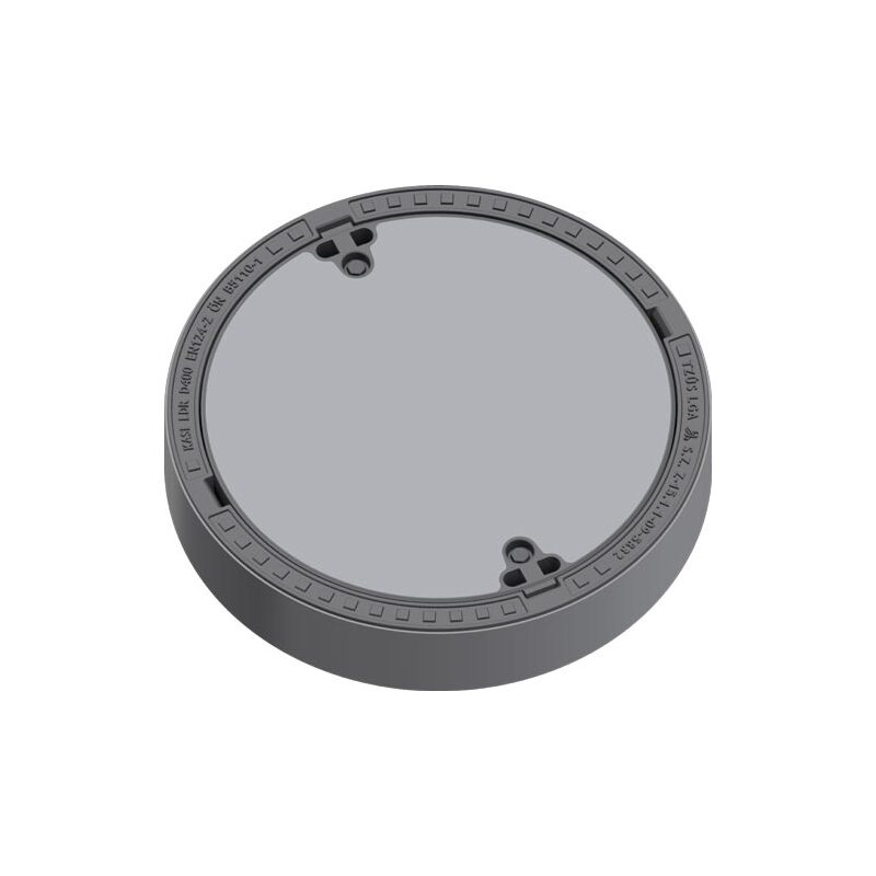 Šachtový poklop KASI BEGU D400 dešťotěsný a pachotěsný, litino-betonoý rám, DN 600, KDBV12B4