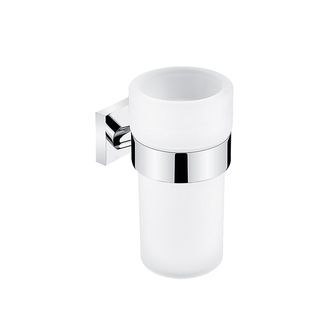 Držák skleničky Keira, sklo mat/chrom, Nimco, KE 22058W-26