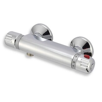 Sprchová baterie Aqualight 120 mm, chrom, nástěnná, termostatická, bez příslušenství, Novaservis 2664/1,0