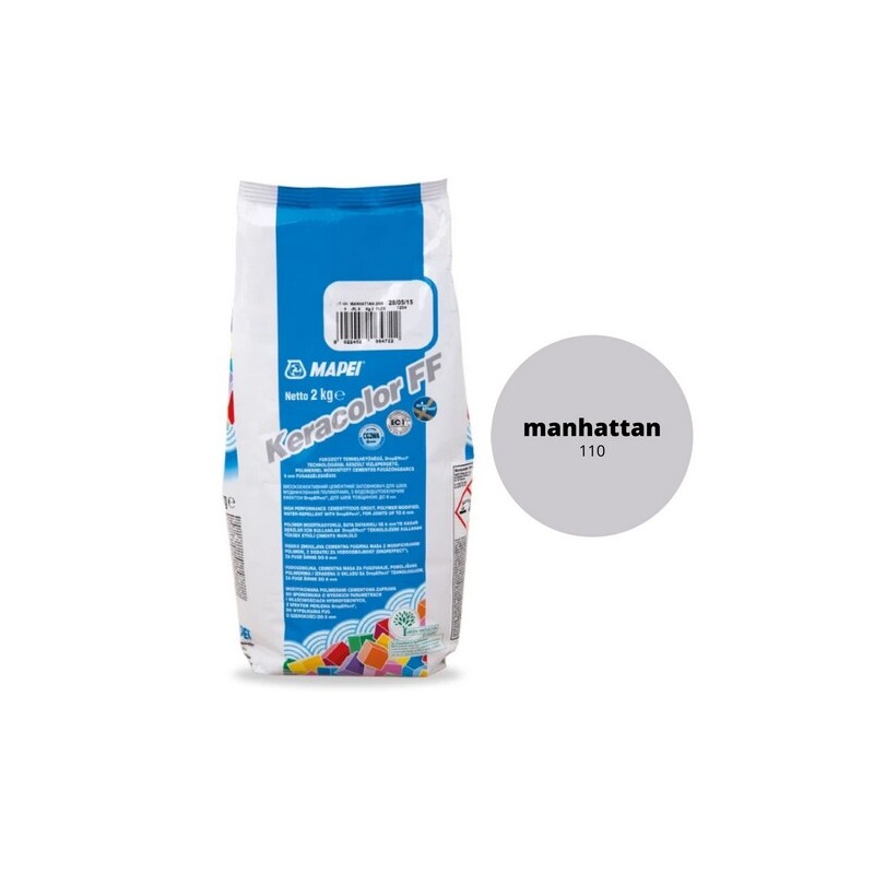 Spárovací hmota KERACOLOR FF, 110 manhattan, 2 kg, Mapei 5N11028AU