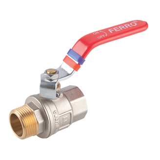 Kulový kohout MF 1, přímý, páka, voda, Novaservis KFP31