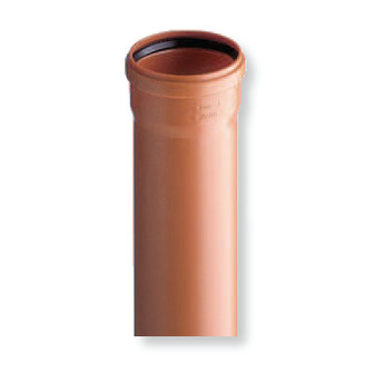 Trubka hrdlová KGEM 315 mm, 1 m, SN 8, PVC, kanalizace