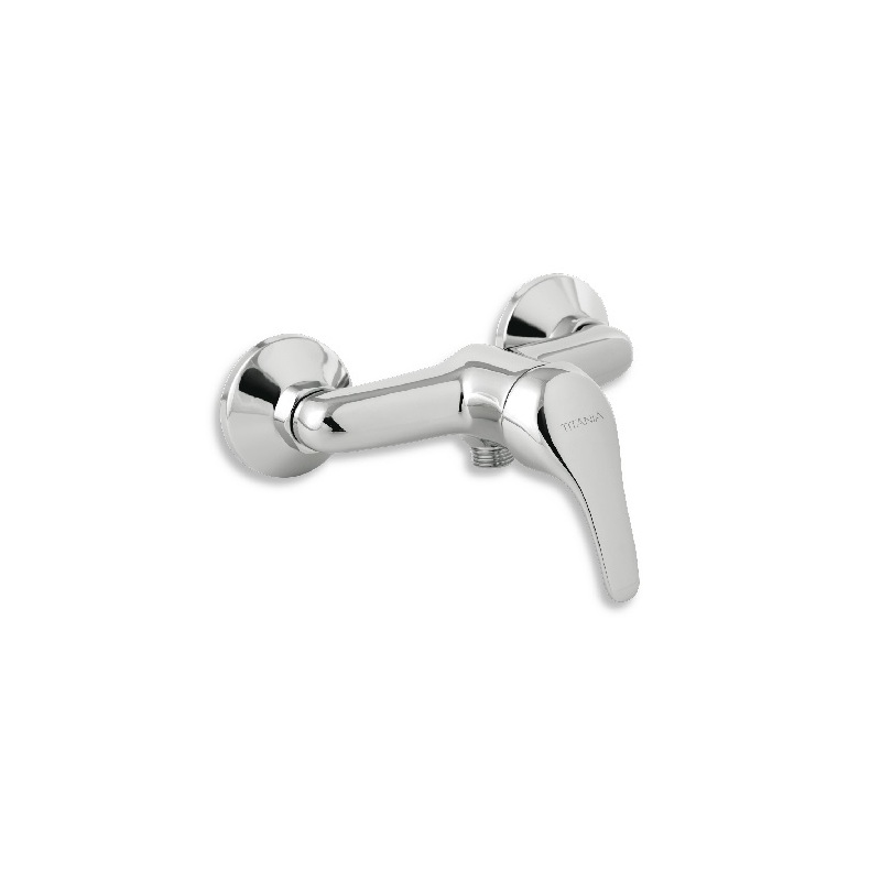 Sprchová baterie TITANIA IRIS, 150 mm, chrom, nástěnná, bez příslušenství, Novaservis 92061/1,0