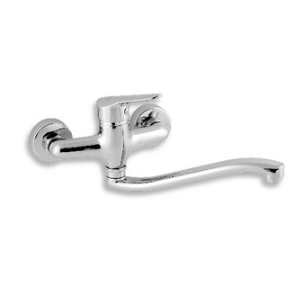 Dřezová/umyvadlová baterie Titania Iris 150 mm, chrom, nástěnná, Novaservis 94470,0