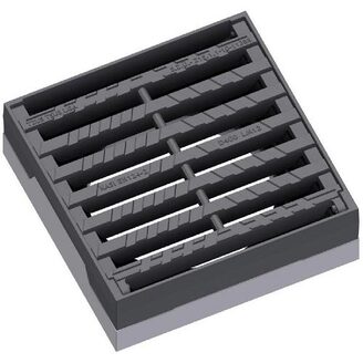 Mříž s pantem EUROPA 500x500 mm, KASI KM12P