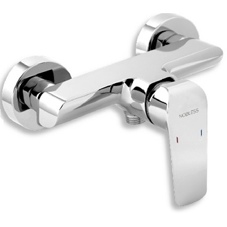 Sprchová baterie Nobless Tina 150 mm, chrom, nástěnná, bez příslušenství, Novaservis 38061/1,0