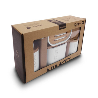 Dávkovač, mýdlenka, dózy na kart. a tampóny KORA bílá, Nimco KO 24000SET-05