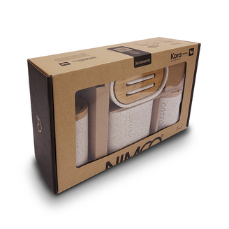 Dávkovač, mýdlenka, dózy na kart. a tampóny Kora, pískově béžová, Nimco, KO 24000SET-86