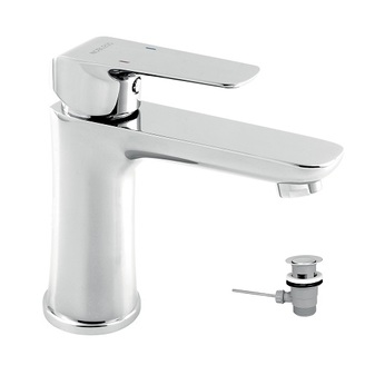 Umyvadlová baterie Nobless Tina, chrom, stojánková, s výpustí, Novaservis 38001,0