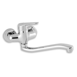 Umyvadlová baterie Titania Iris 100 mm, chrom, nástěnná, Novaservis 94474,0