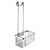 Drátěná police do sprchy KIBO 178 x 105 x 390 mm, chrom, Nimco Ki 14015H-26