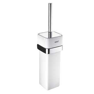 WC kartáč Kibo, nástěnný, chrom, černý kartáč, Nimco, Ki 14094K-26