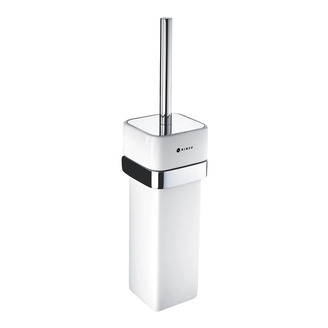 Toaletní WC kartáč KIBO chrom, keramika, Nimco Ki 14094K-26