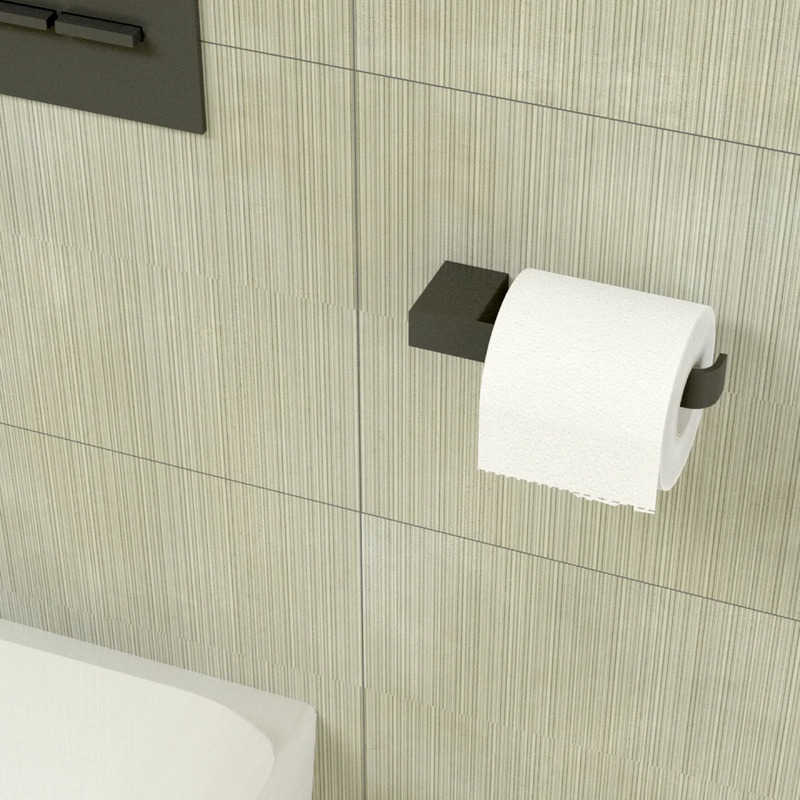 Držák na toaletní papír KIBO černá, Nimco Ki-14055g-90