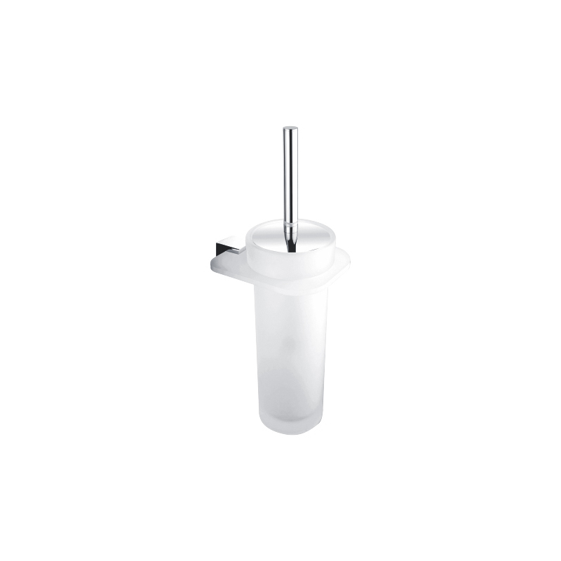 WC kartáč Kibo, nástěnný, plexiglas mat sklo, Nimco, Ki X3-94W-26
