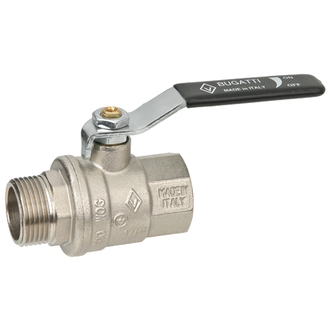 Kohout kulový OREGON 306 MF 1, přímý, páka, voda, Bugatti 03060103 