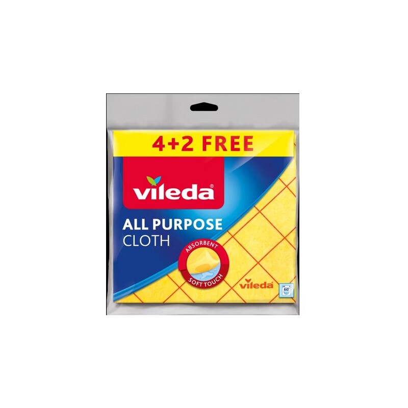 Hadřík univerzální 4 + 2 ks, Vileda, 170156