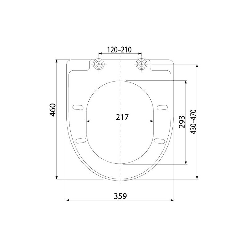 WC sedátko s poklopem, Soft-Close, bílé, Aladrain A67
