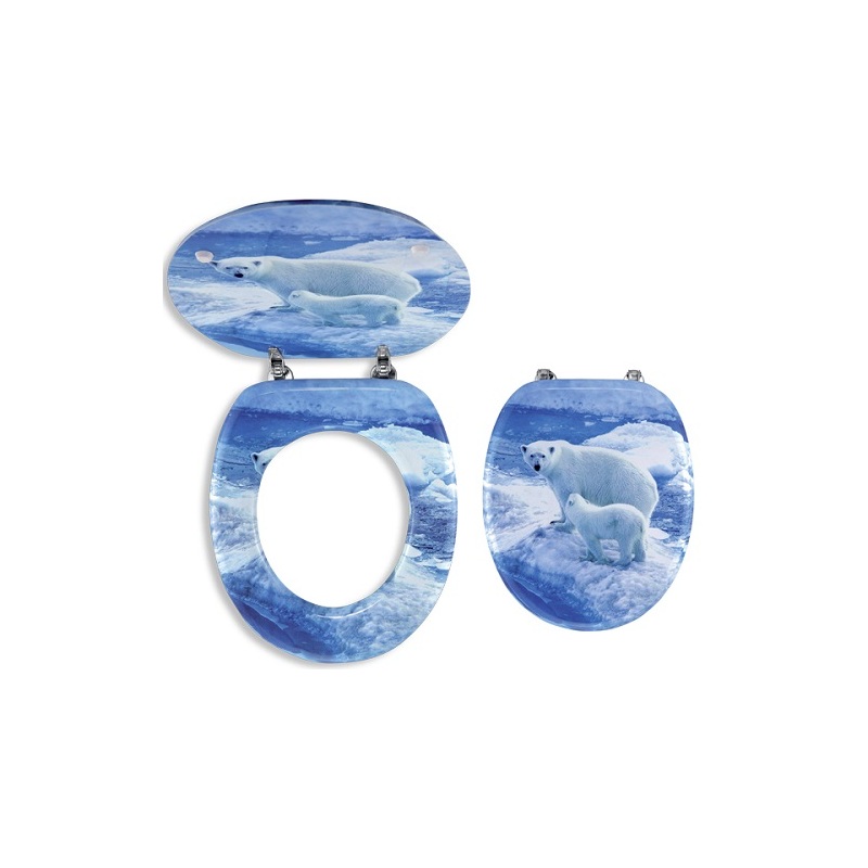 WC sedátko s poklopem, s motivem, Novaservis WC/MEDVEDI