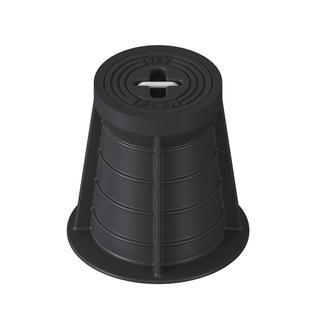 Poklop šoupátkový LENTUS, PLYN, víko černé, třmen, HECKL