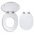 WC sedátko s poklopem, Soft-Close, bílé, Novaservis WC/SOFTMDF