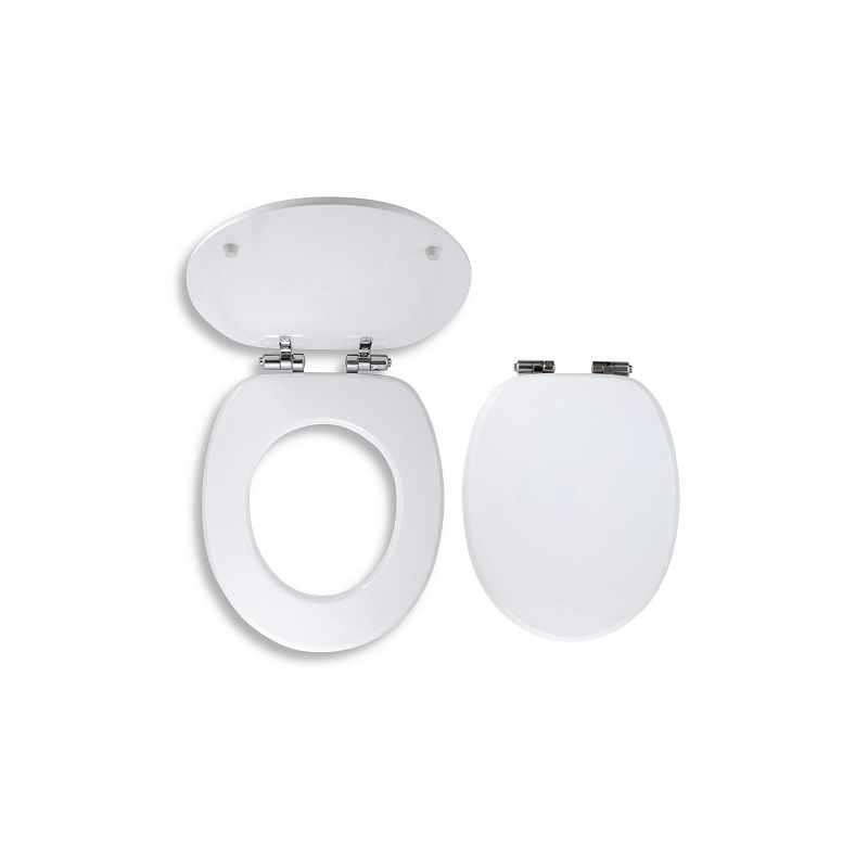 WC sedátko s poklopem, Soft-Close, bílé, Novaservis WC/SOFTMDF