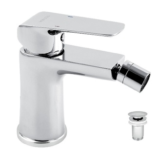 Bidetová baterie Nobless Tina, chrom, stojánková, s výpustí, Novaservis 38011,0