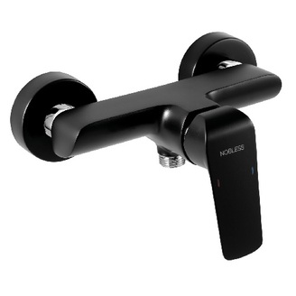 Sprchová baterie Nobless Tina, 150 mm, černá, nástěnná, bez příslušenství, Novaservis 38061/1,5