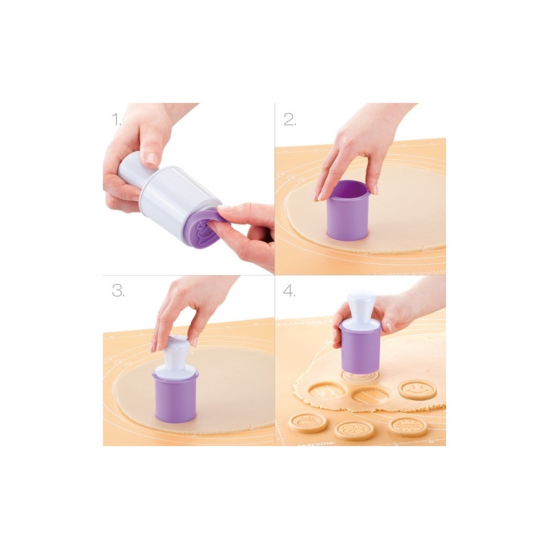 Razítko na sušenky DELÍCIA, 6 party dekorů