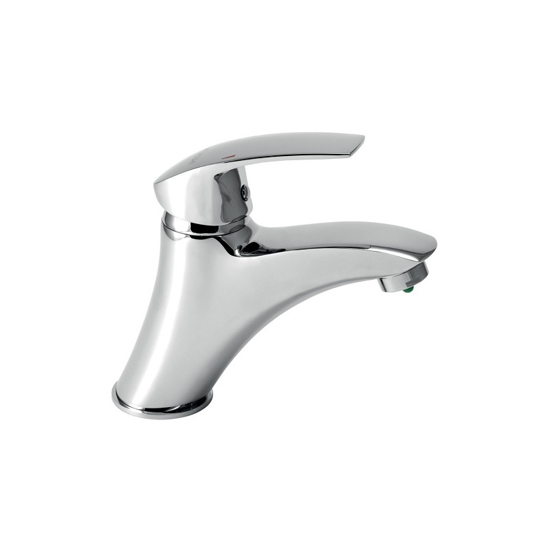 Umyvadlová baterie Metalia Eco+, chrom, stojánková, bez výpustě, Novaservis 57002/1,0E