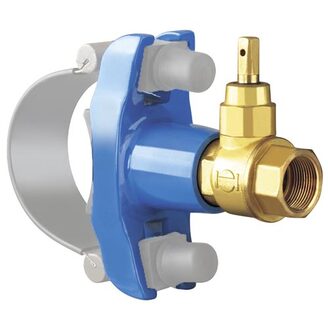 Navrtávací pas HOD-M508, kulový kohout G 1, DN 50, DN 65, bez třmenu, VAG 2-28-01500-100